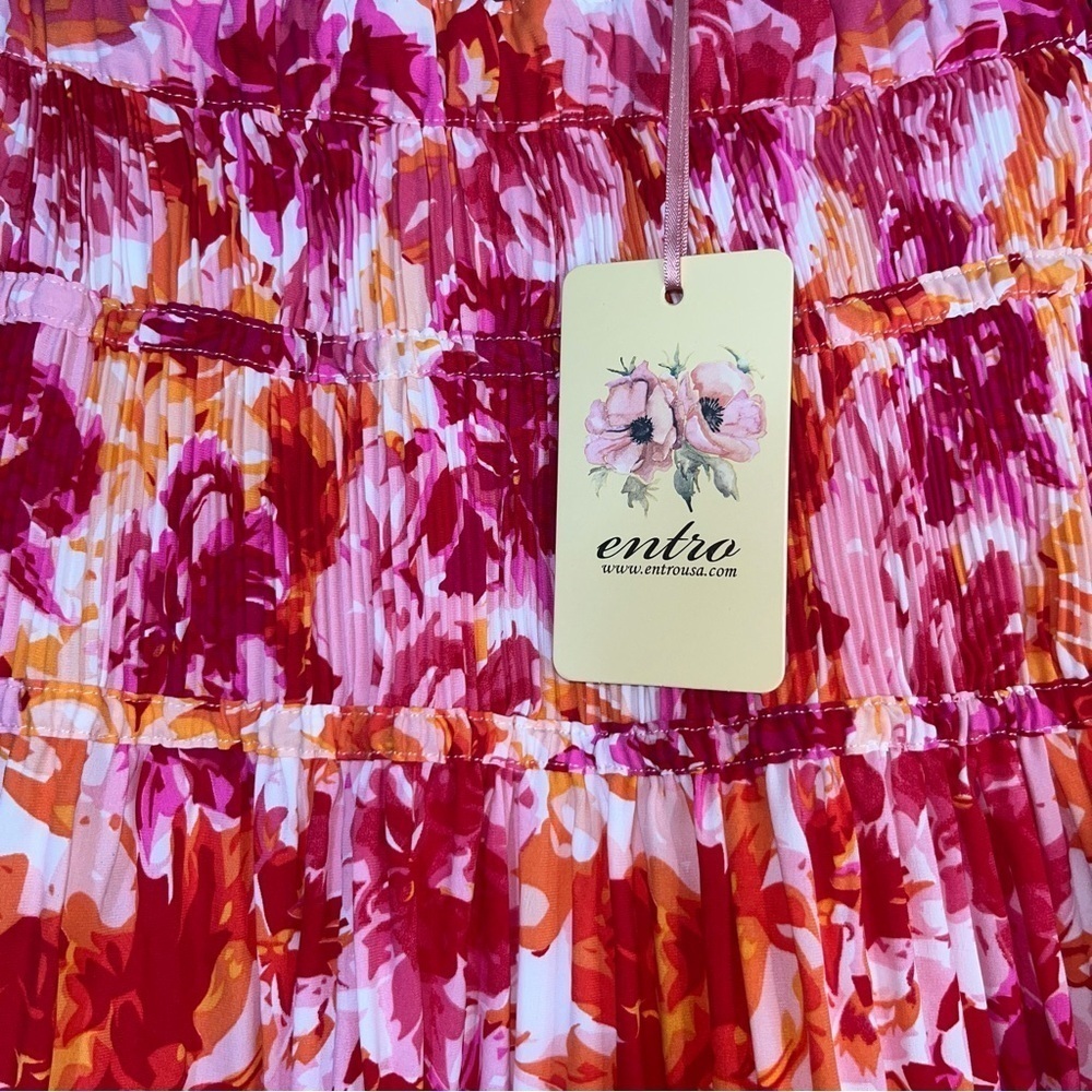 NWT Entro Rhys Pink & Orange Skirt - Picture 5 of 5